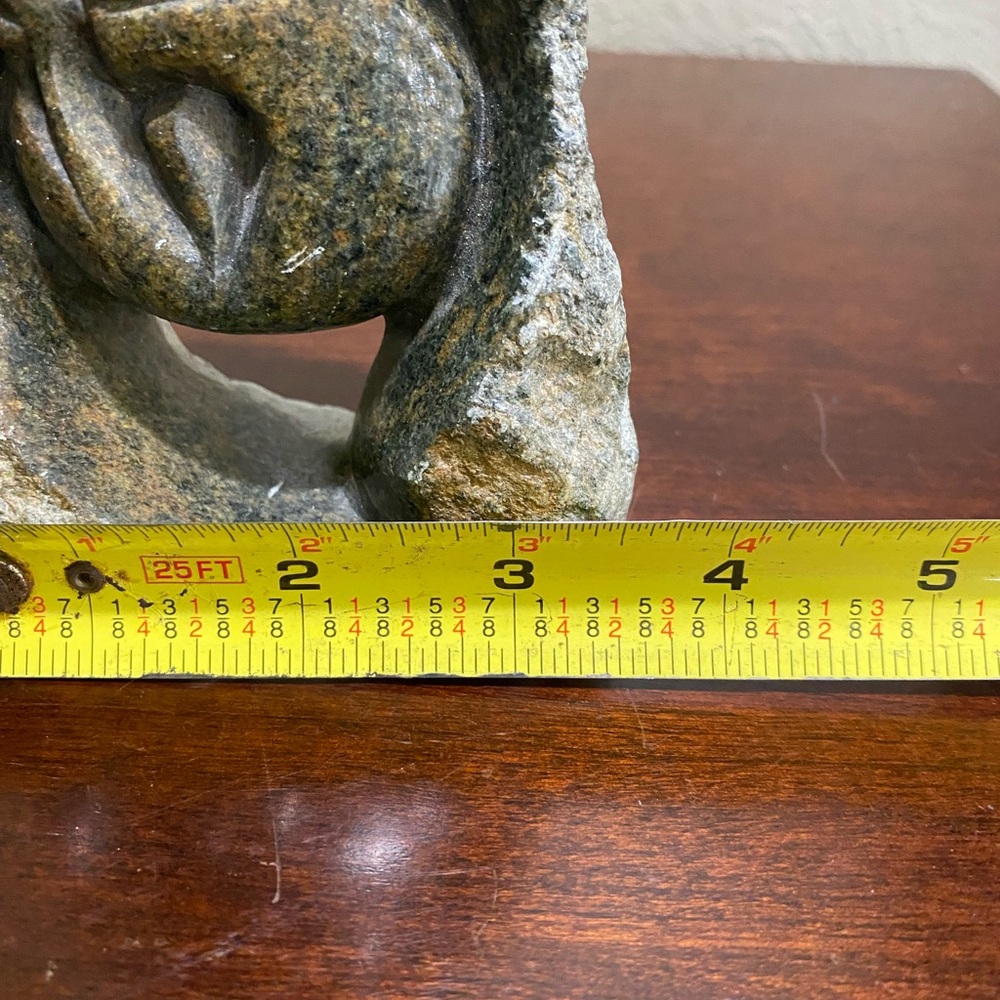 Zimbabwe, Shona Stone Sculpture, Hand Made from Serpentine Stone - Picture 7 of 7